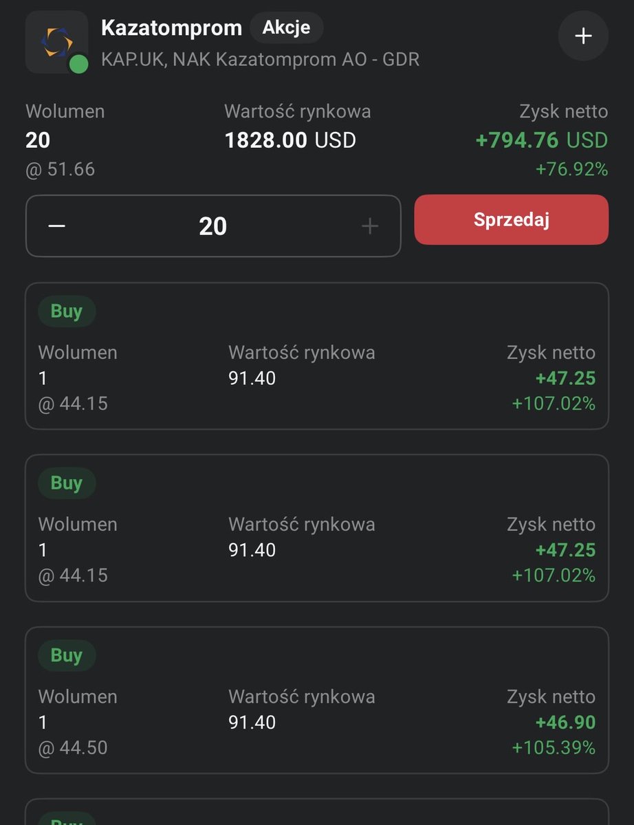 Czubakovic's tweet photo. #GPW dywersyfikacja 🇰🇿 na ATH 🚀.
Kazachstański potentat uranowy #Kazatomprom (+5% 🟢) wybił dziś swoje ATH - 93,1 $ za akcje 📈.
Spółkę dodatkowo wspierają stabilizujące się ceny #Uran w okolicy 86 $ + kierunek jest jeden (widoczny na wykresie).
Popyt > podaż
Tylko tyle, i aż tyle. Prognozy na najbliższe lata takie właśnie są.
Przypominam, że w tym roku największy światowy wydobywca tj $KAP zredukował planowane wydobycie -10% ⬇️ w myśl value over volume.
Dodatkowo drugi globalny potentat #Cameco miał problemy bodajże w McArthur River -20% ⬇️ planowego wydobycia, a w Cigar Lake -7% ⬇️.
A to wszystko oprószone jest największym parciem na energię w historii naszego gatunku⚡️.
Pierwsze akcje +100% 🚀.
Jestem jakos wyjątkowo spokojny 🙂↕️.
PS jakby ktoś chciał zapoznać się ze spółką polecam poniższy wpis.
$CCJ #SMR #FinTwit #XTB #FinX