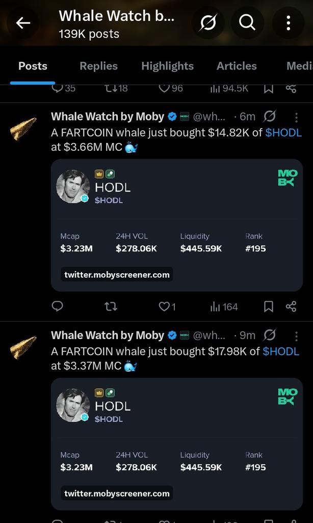 <a href="/HODLAndChill64/">Hodl Horse</a> <a href="/MoneyLord/">MoneyLord</a> 
Its time to <a href="/HODLAndChill64/">Hodl Horse</a> 
Smart money already stacking 👀
Do we kick off the countdown or wait for retail to catch up? 🚀
My bags are already filled up🤫🤫