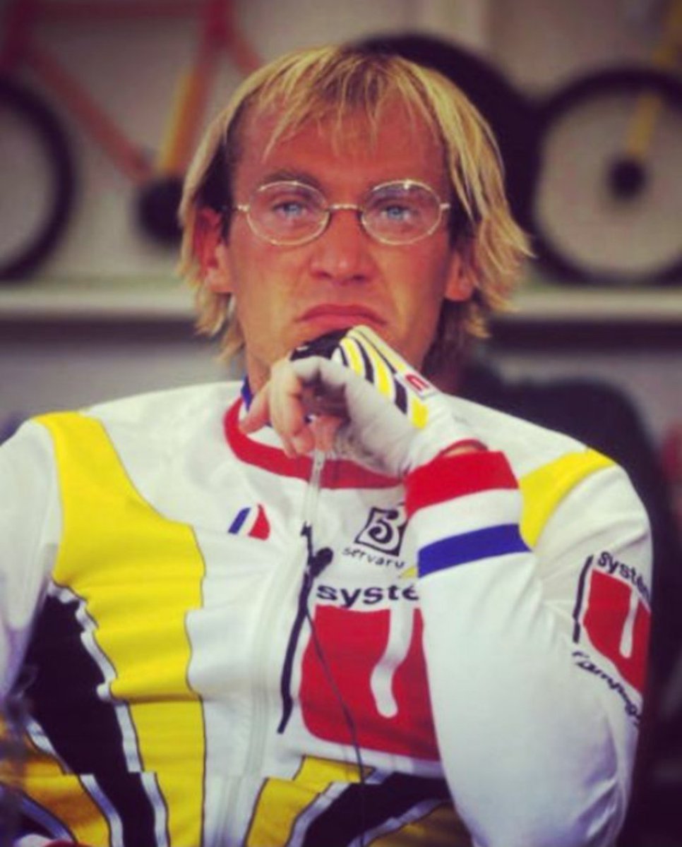 twocGAME's tweet image. Laurent Fignon (Fra) "Le Professor" won La Fleche Wallonne in 1986. #MYHERO