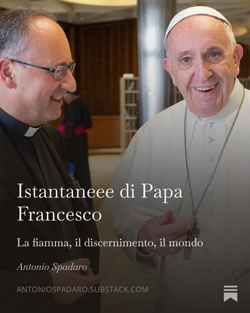 antoniospadaro's tweet image. Istantanee di #PapaFrancesco. Leggi sul mio Substack. La fiamma è forse l’immagine che meglio rende il senso dell’ispirazione di Francesco… open.substack.com/pub/antoniospa…