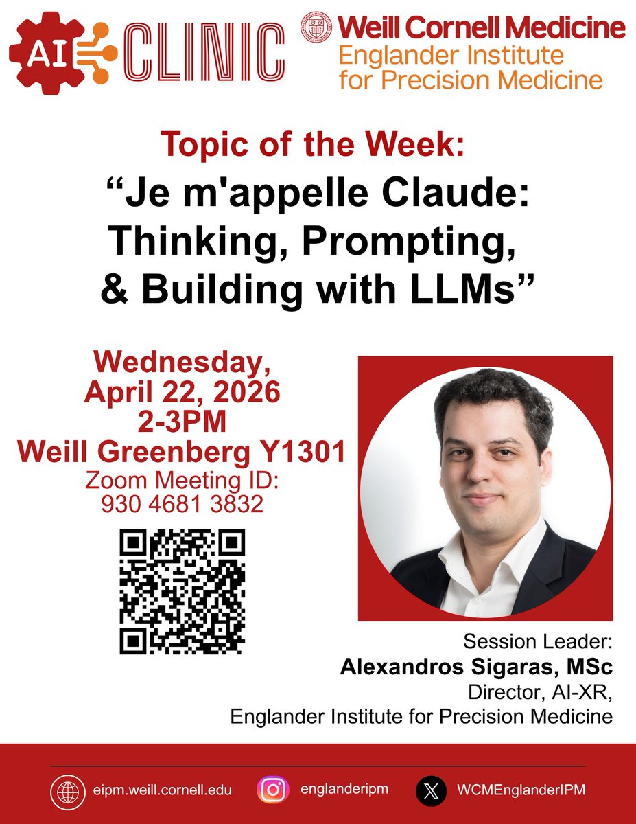 WCM Englander Institute for Precision Medicine tweet media