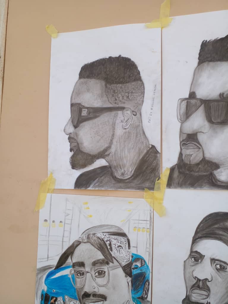 room7studioGH's tweet photo. SHOULD I HIRE OR REJECT HIM ?
So I wanted to design Room 7 Studio background and one artist showed up and I asked him to send me his works.
This is his work so after sending them, he has been bombarding with calls for feedback. https://t.co/dGV1PMAfpD