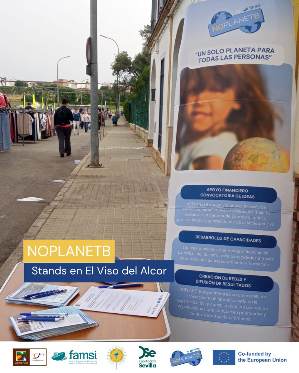 Campialcores's tweet image. 💡🌍 Hoy estamos en el mercadillo de El Viso del Alcor con una nueva edición del stand informativo de #ConoCEL. Acércate, pregunta e infórmate sobre comunidades energéticas y participación local. #NOPLANETB #euDEAR #GDRCampiñaAlcores
