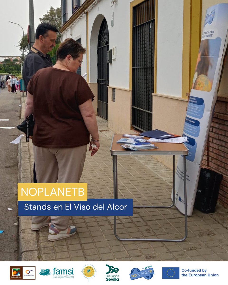 Campialcores's tweet image. 💡🌍 Hoy estamos en el mercadillo de El Viso del Alcor con una nueva edición del stand informativo de #ConoCEL. Acércate, pregunta e infórmate sobre comunidades energéticas y participación local. #NOPLANETB #euDEAR #GDRCampiñaAlcores