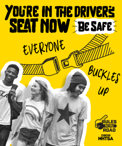 NYSGTSC's tweet photo. Teenagers have the lowest seat belt usage rates of any age group. In fact, more than half of teen drivers in fatal crashes are unbuckled. 

Talk to your teen about how important it is to wear your seat belt. And teens, make sure your friends buckle up, every trip, every time. 

One talk could save their life.