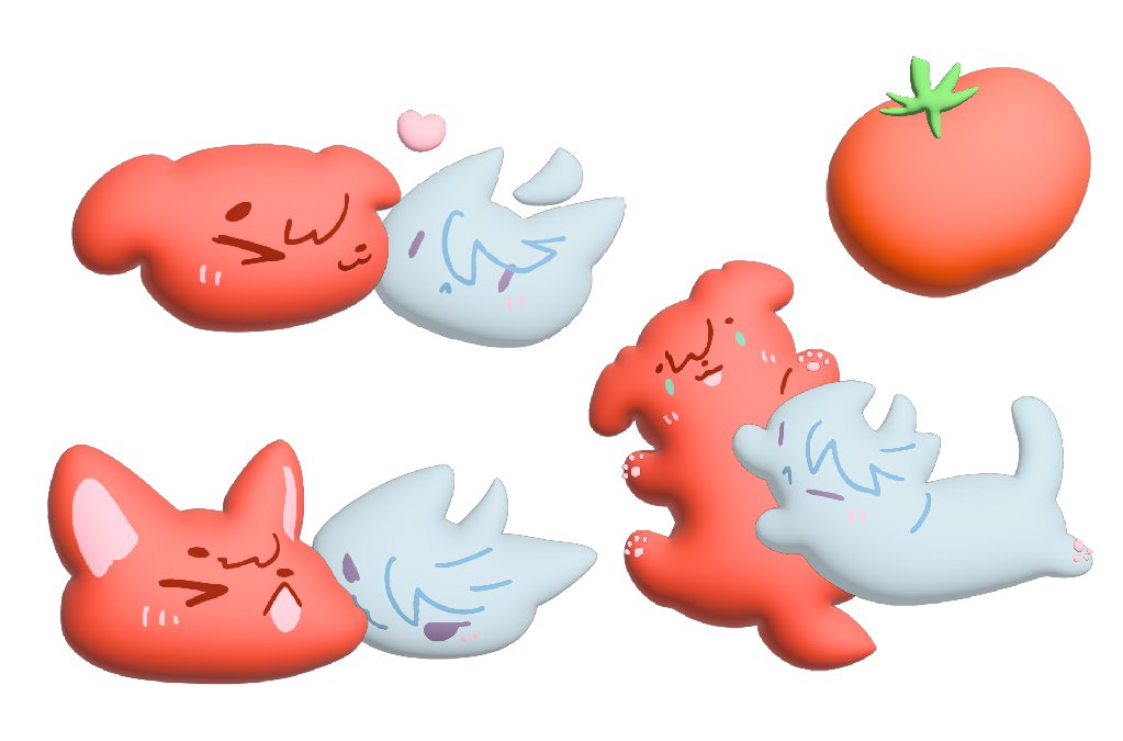 推しカプぷくぷくシール（風）屋さんになろうかな