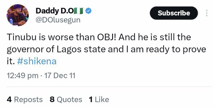 Olusegun Bakare𓃵 tweet media