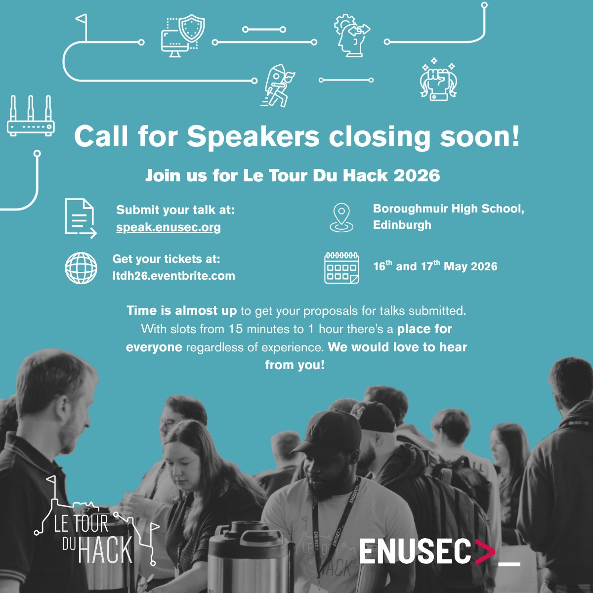 Edinburgh Napier University Security Society tweet media