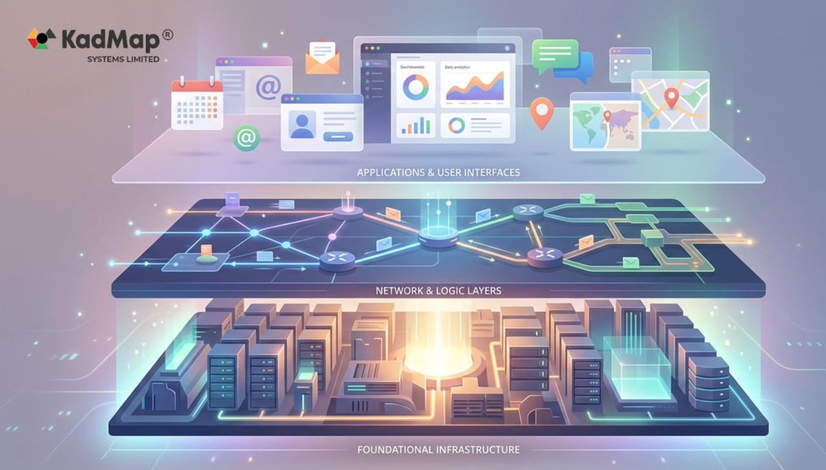 KadMap's tweet photo. For a long time, enterprise technology conversations started and ended with software, which tools to adopt, platforms to use, and which applications to add. That focus is shifting because organizations are realizing that the environment those tools run inside matters just as much as the tools themselves.

#EnterpriseInfrastructure #TechStrategy #DigitalTransformation #KadMap #ITInfrastructure