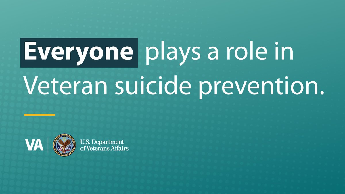 DeptVetAffairs's tweet image. When you know the facts and where to turn, you’re better equipped to help someone who’s struggling.

Explore resources built to support #Veterans: MentalHealth.VA.gov/suicide_preven….
