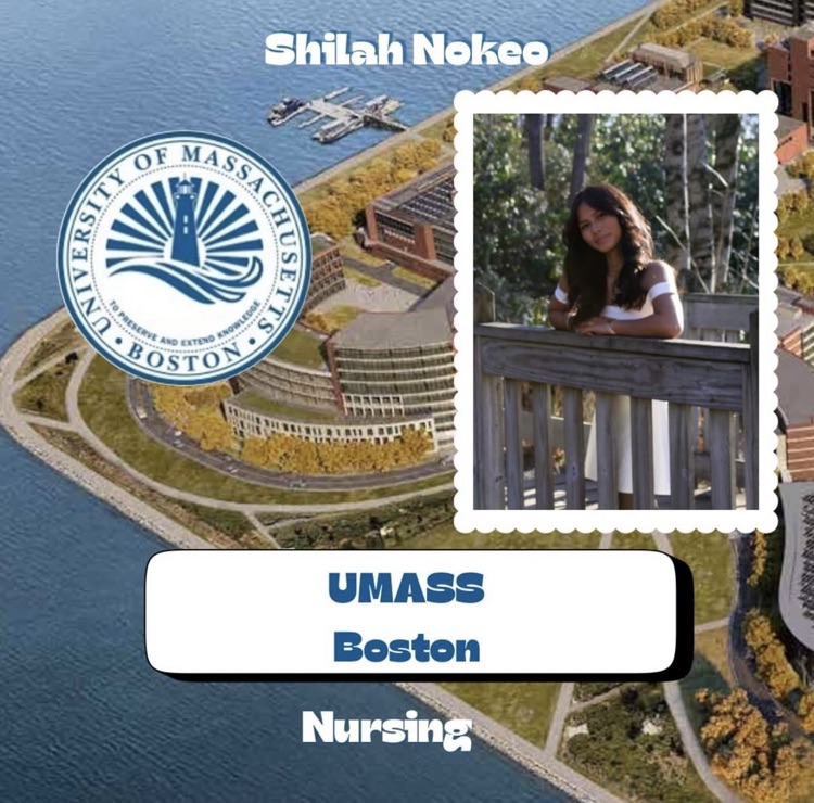 ChooseSEBRSD's tweet image. Senior Spotlight 2026: Shilah Nokeo. Congratulations Shilah for committing to the University of Massachusetts-Boston to study nursing. #Classof2026 #FutureNurse @UMassBoston