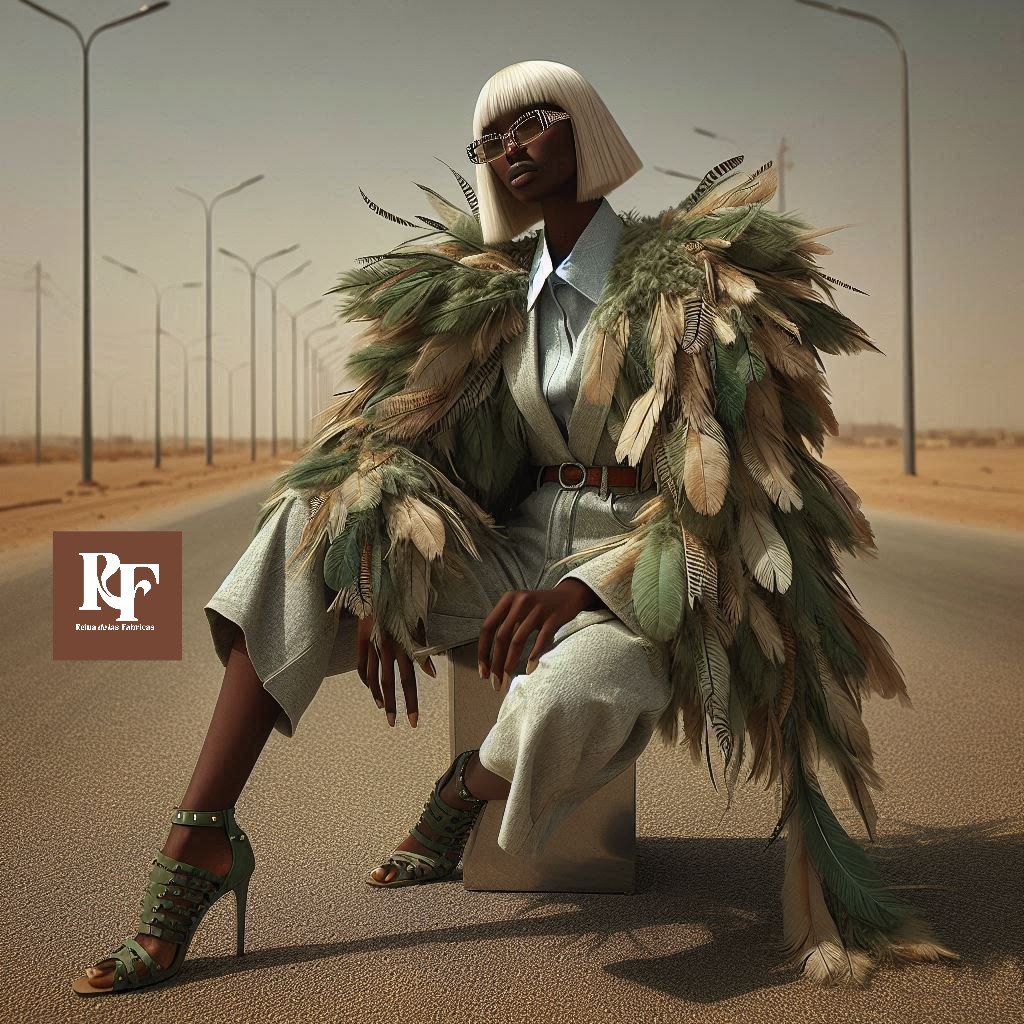 CORPORATE BIRD: the daring unconventional corporate girl rewriting dress codes one texture at a time. Feathered chaos layered over tailored calm. Precision shirts softened by movement. A boardroom silhouette, undone by the poetry of excess. 
#aifashion #aicommunity #fashion