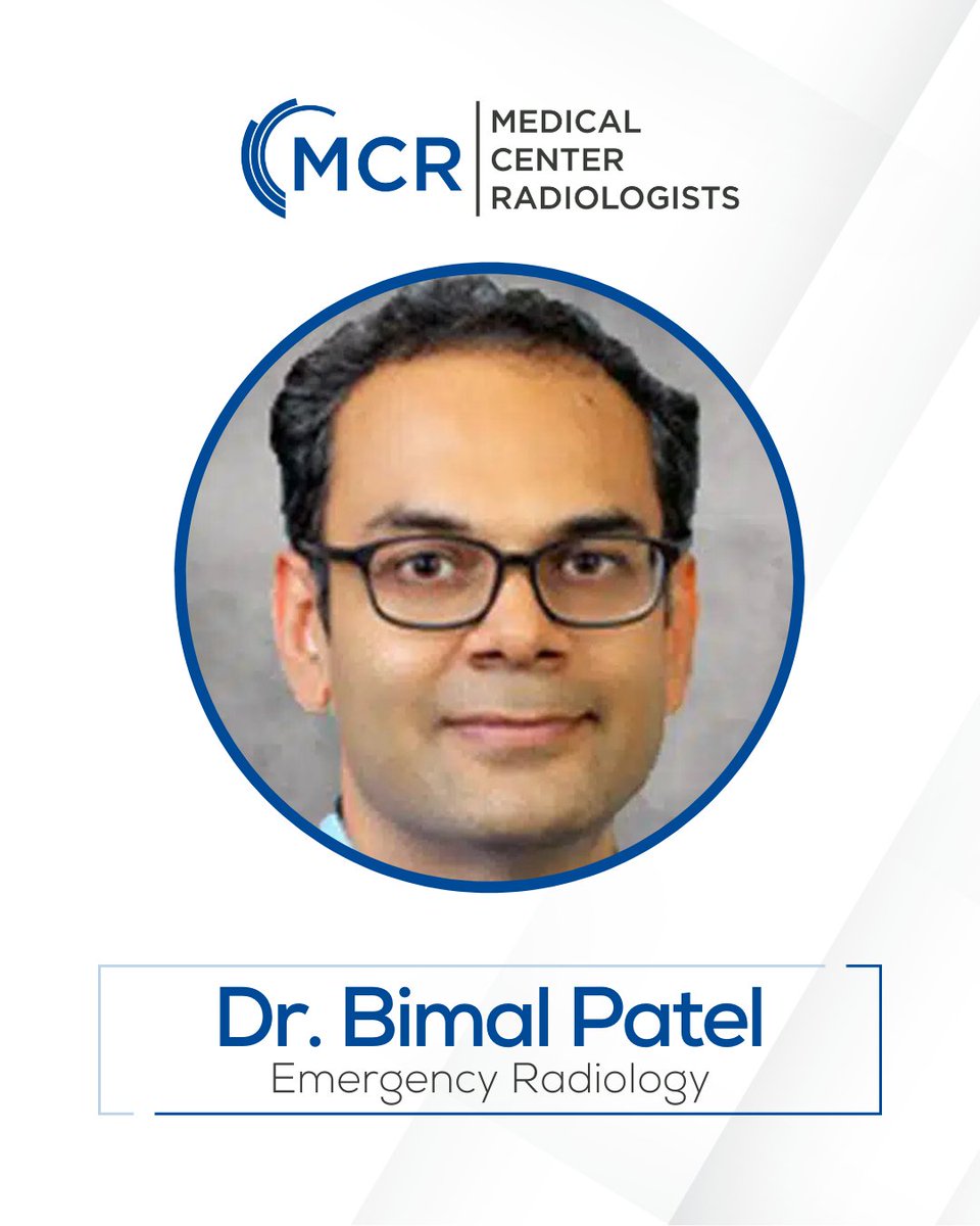 MedCenterRad's tweet image. Meet Bimal Patel, DO 🩺

Dr. Patel transitioned to full time teleradiology in 2019 with a focus on emergency radiology!

Learn more on our website: 
vist.ly/4z7yf

#MedicalCenterRadiologists #Radiologist #NorfolkVA