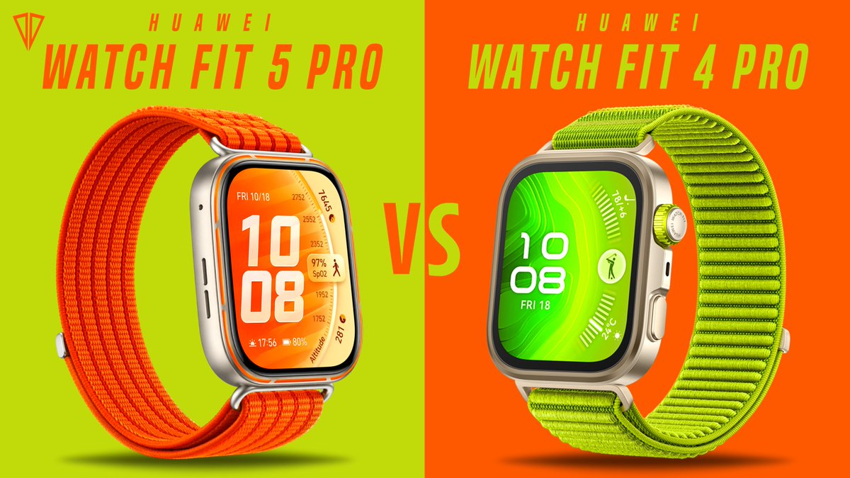 Techtaclee's tweet image. New Video: Huawei Watch Fit 5 Pro VS Huawei Watch Fit 4 Pro
.
Video Link: youtu.be/0R5ct3t7vdY
.
#HuaweiWatchFit5Pro #Techtacle #HuaweiWatchFit4Pro #Huawei
