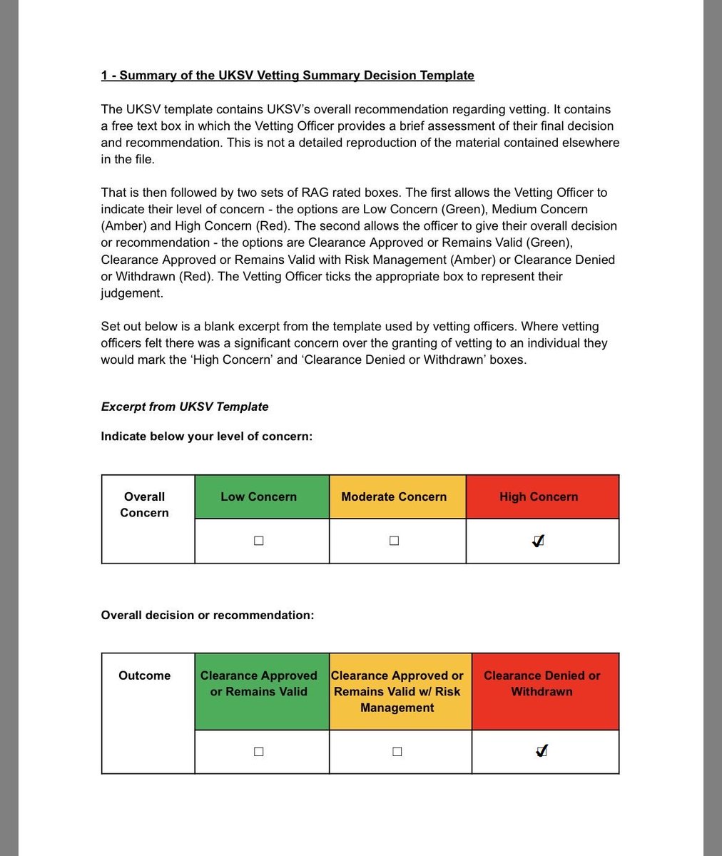 HavelockRoadBtn's tweet image. UK Security Vetting recommended #Refusal and #Denied #Clearance