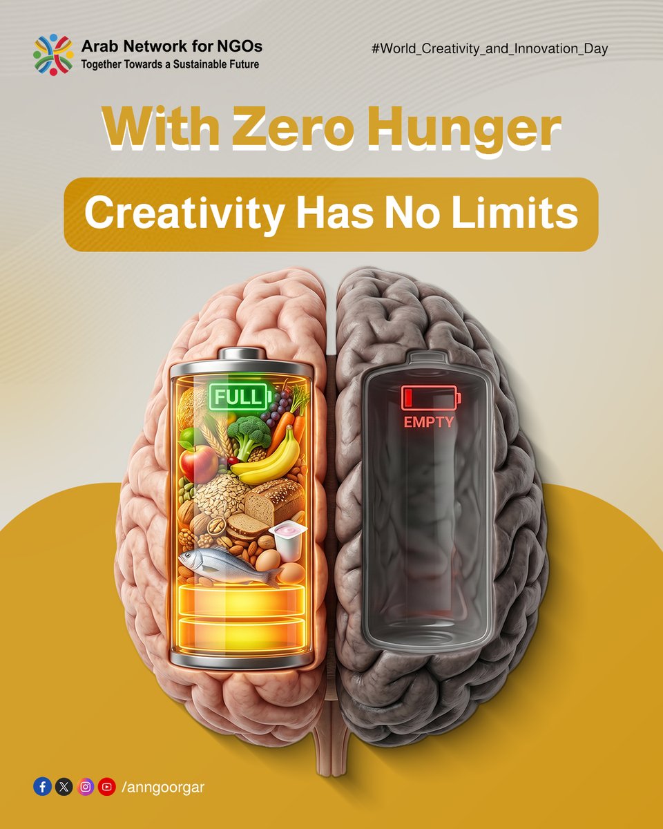 anngoorgar's tweet photo. On #World_Creativity_And_Innovation_Day, we’re reminded that food security is the foundation for empowering people to create a more sustainable and prosperous future.
#anngo
#Together_Towards_a_Sustainable_Future
#Zero_Hunger https://t.co/P52YeS6j6J