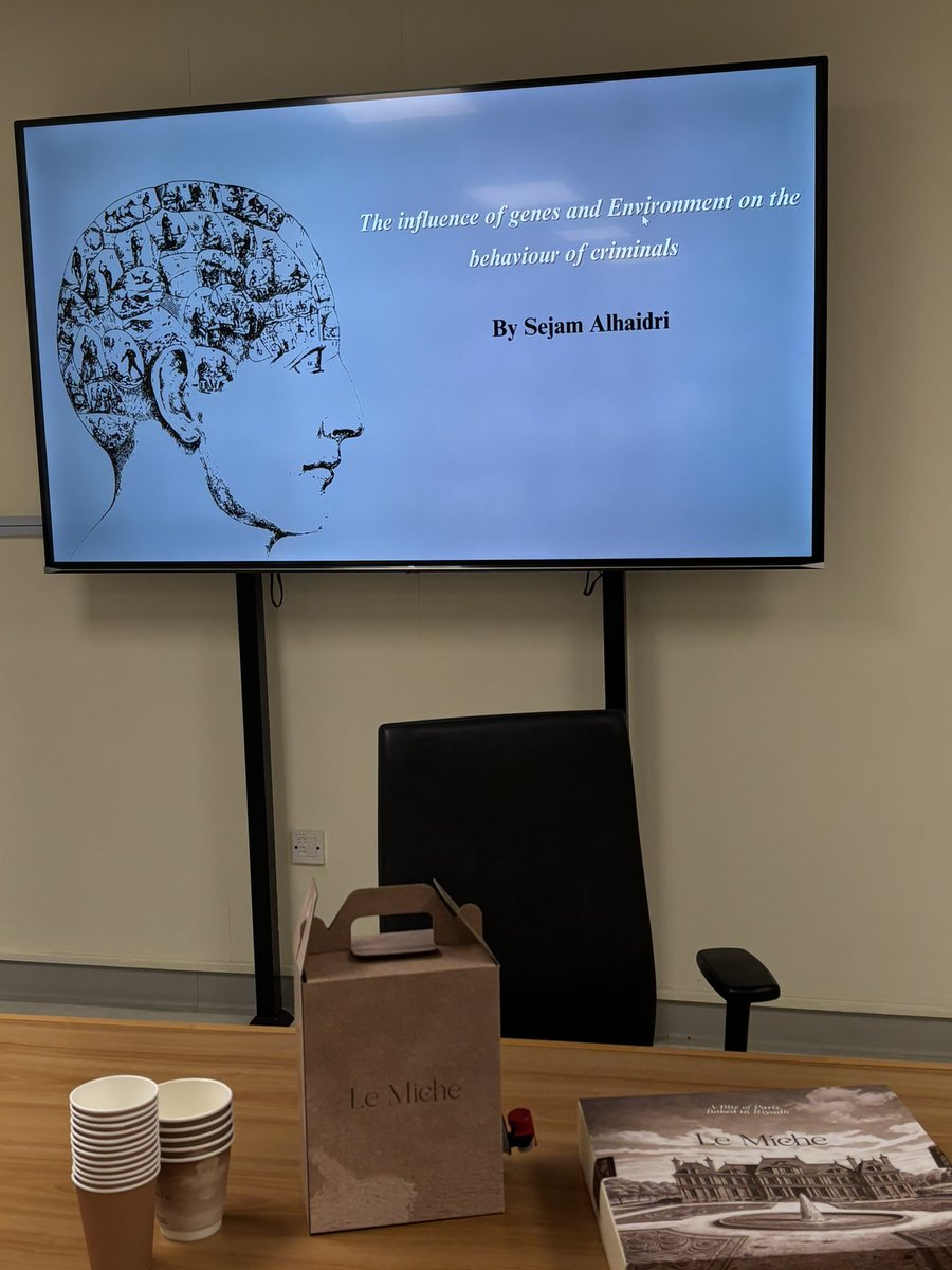 Isjjam's tweet photo. الحمدلله today I presented my presentation titled “The Influence of Genes and Environment on Criminal Behavior.” It’s a topic I’m really interested in, and I truly enjoyed presenting it. I’m really happy that many people liked it and enjoyed it just as much as I did🙏🏻💗 https://t.co/QEzJYrb1hT