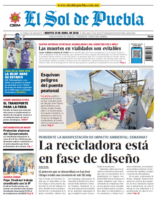 El Sol de Puebla tweet media