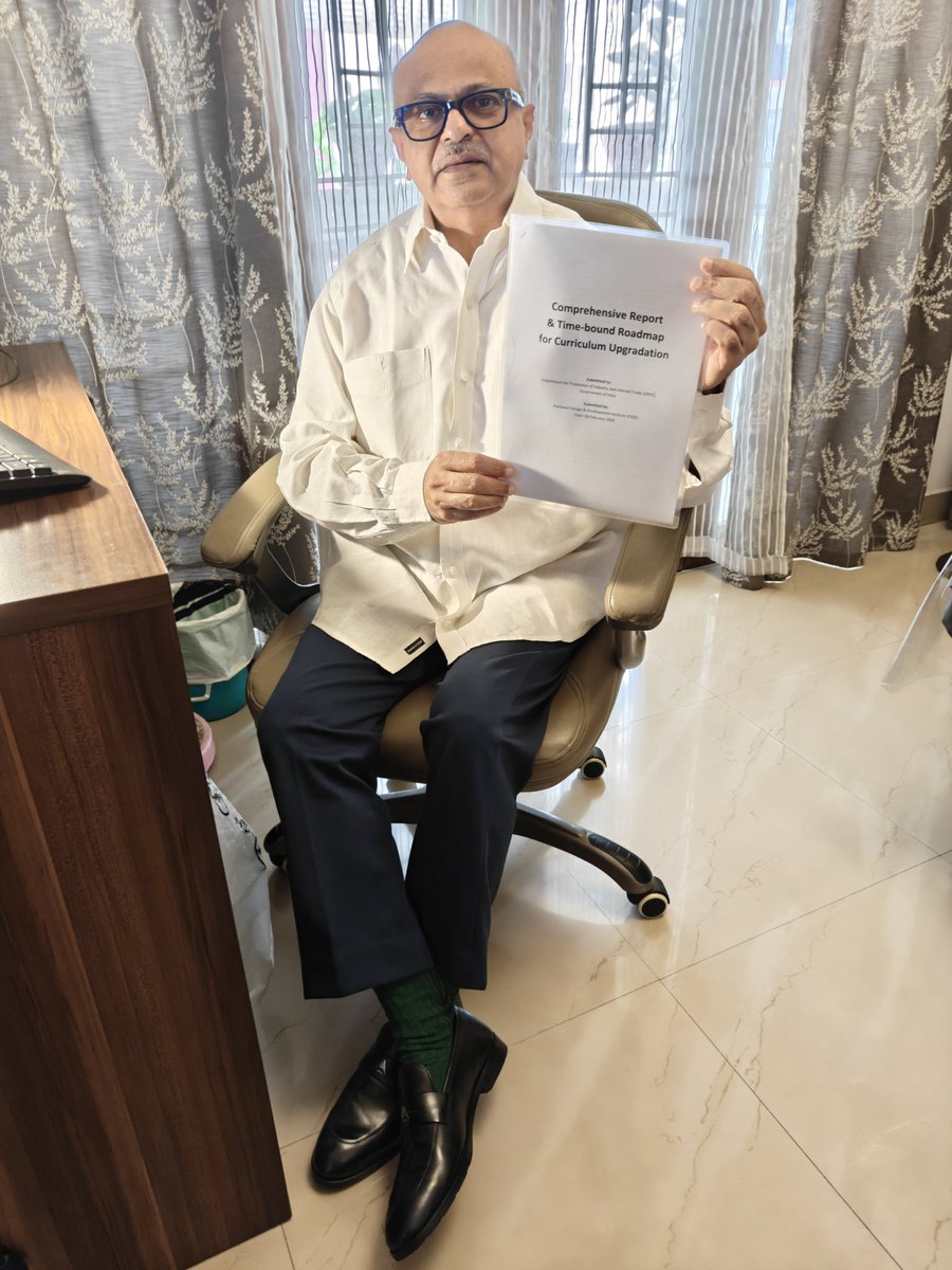 SadMad64's tweet image. FDDI Curriculum Task Force meet (pan-India) — strong alignment with NEP.
Shared key ideas:
Towards Academic Excellence as guiding motto, Stronger Foundation, Faculty re-training on global platform.
#FDDI #NEP #AcademicExcellence