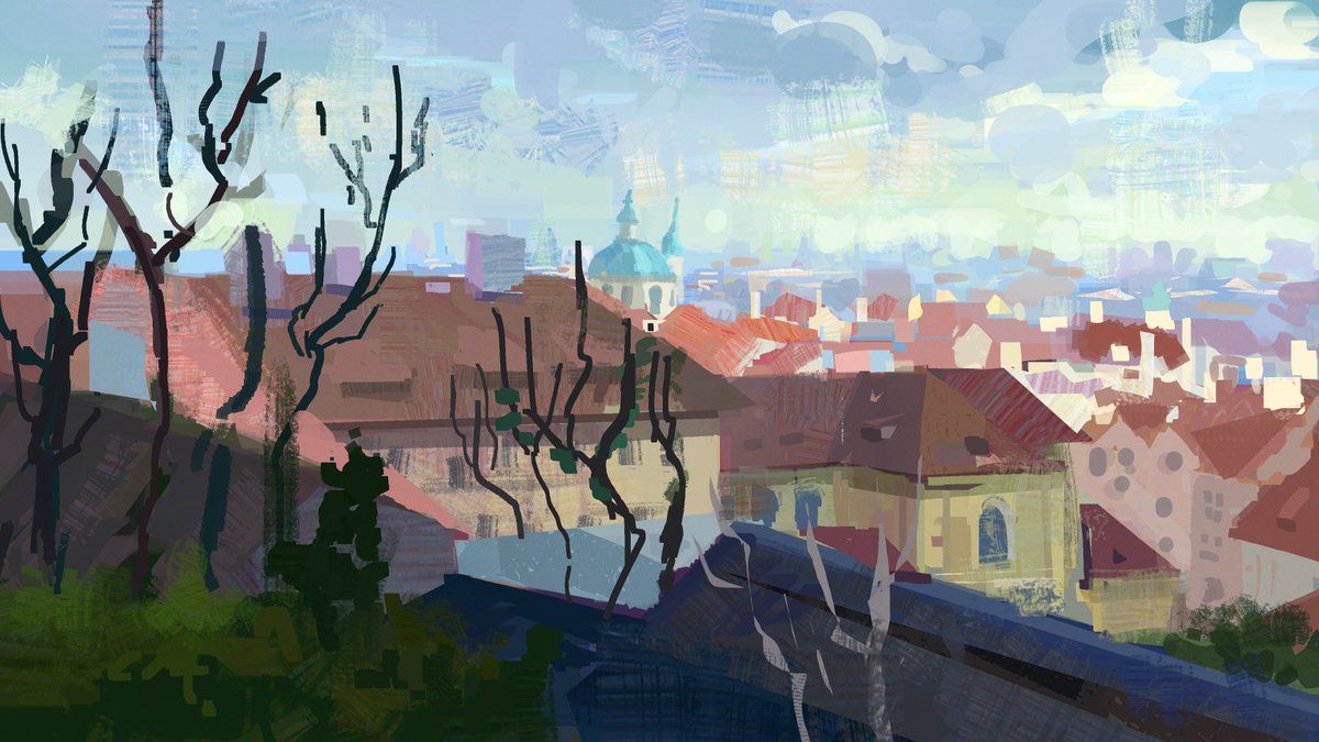 viadrawstuff's tweet photo. Daily paint 13  
#pleinairpril #painting #daily #pleinair https://t.co/vMpnEF4t8r