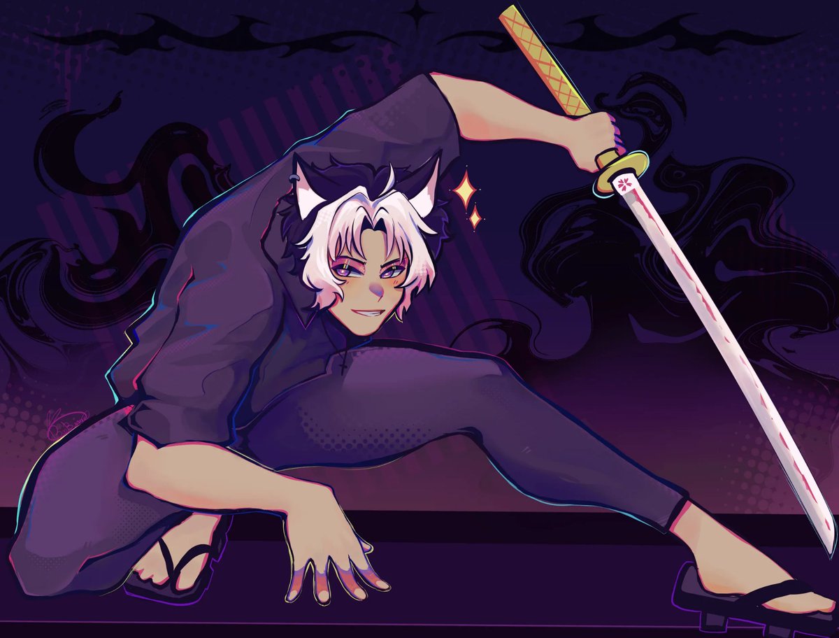 Get to know Funky ⚔️
⛩️age: 21
⛩️ gender: male
⛩️ sexuality: straight (people would tell u smth else xD)
⛩️ height: 178cm 
⛩️ fav food: Ramen
⛩️ fav game: League of Legends
⛩️ fav show: There are too many
⛩️ fav anime: Chainsaw Man
⛩️ fav song: The Pheonix