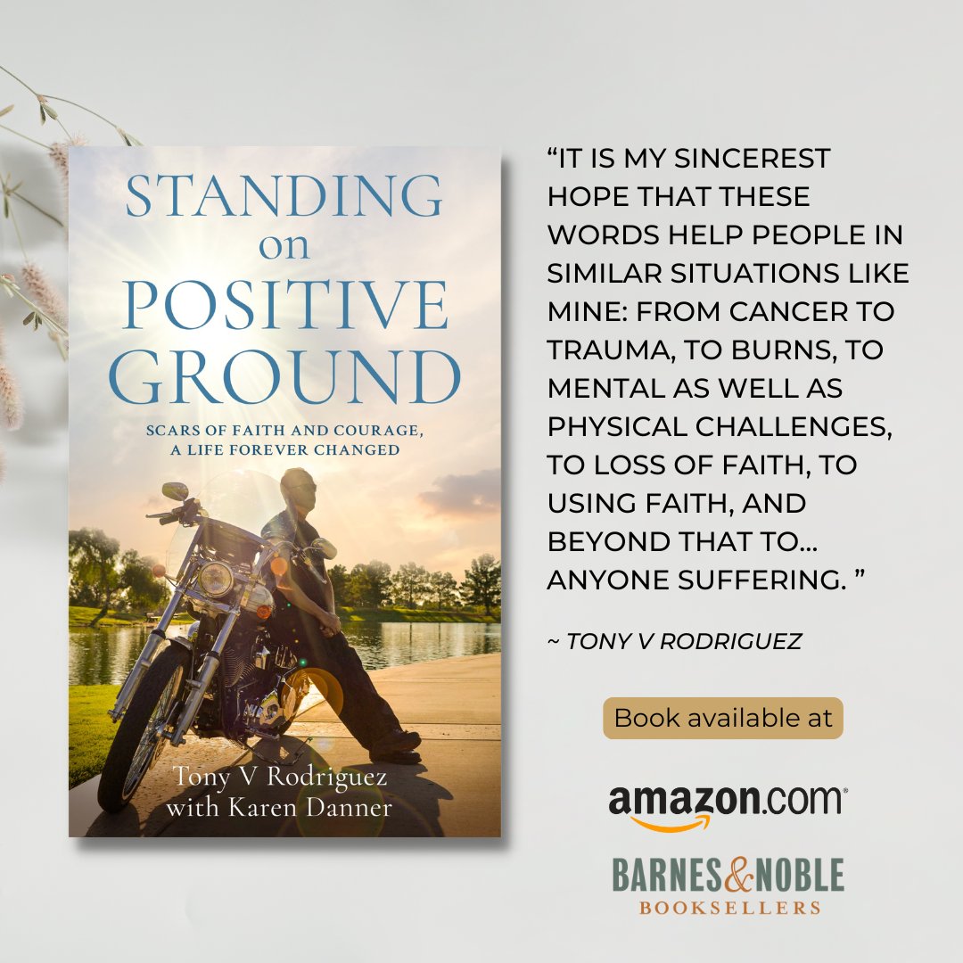 standonposgrnd's tweet image. No matter what life throws your way, Tony V Rodriguez is a powerful reminder that with faith, resilience and hope you can Stand on positive ground every single day.

standingonpositiveground.com

#StandingOnPositiveGround #TonyVRodriguez #FaithOverFear #StayPositive #MindsetMatters