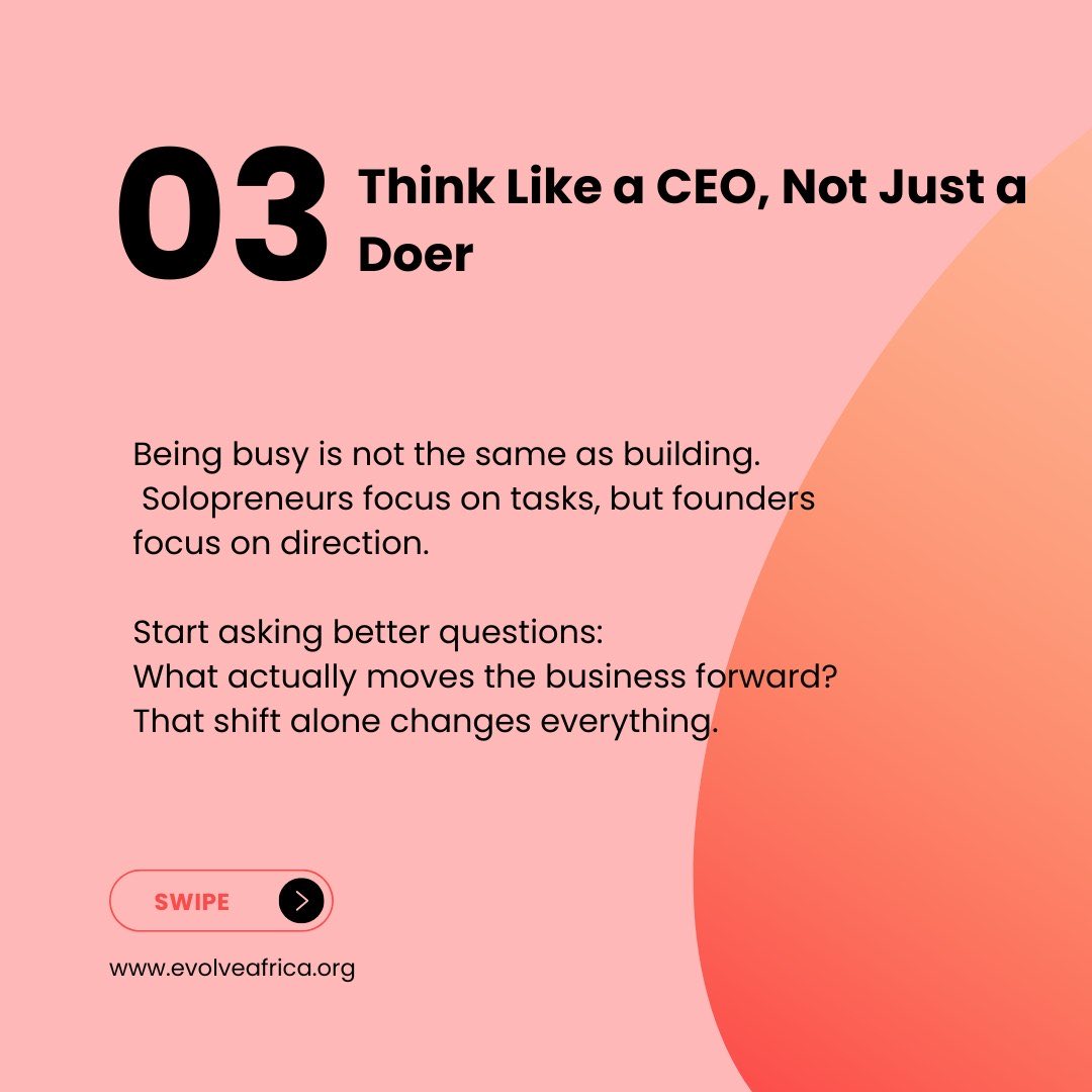Being a jack of all trades helps you start, but it can block growth.

If your business pauses when you do, you don’t have a company, you have a job.

At some point, you stop doing everything and start building a team.

When did you make your first hire?