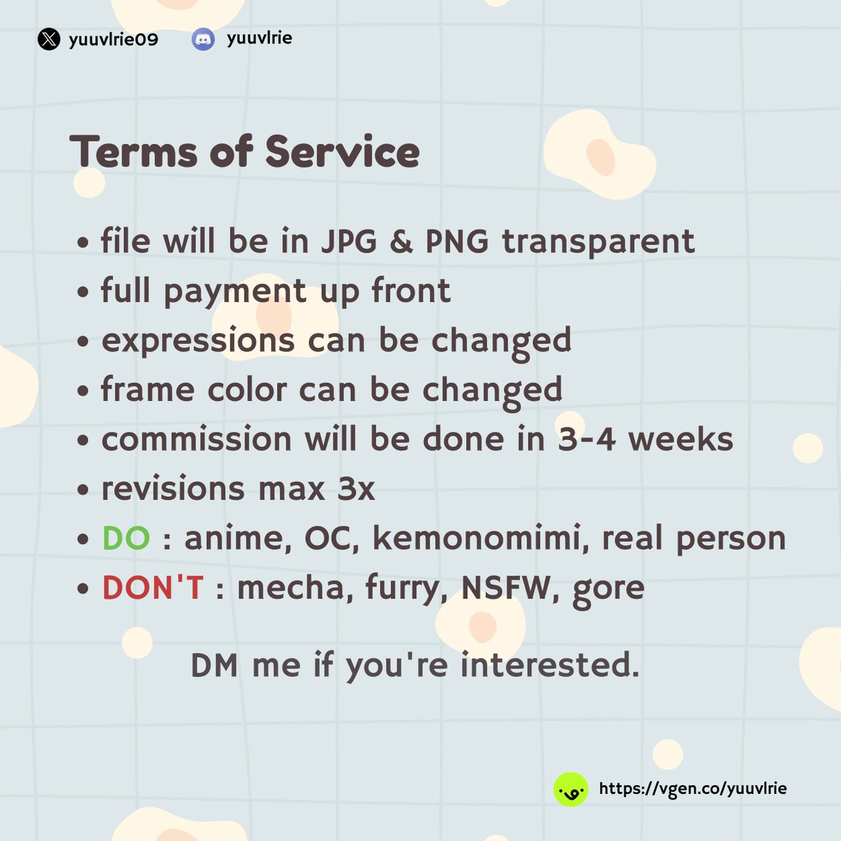 yuう• VGen commission open tweet media