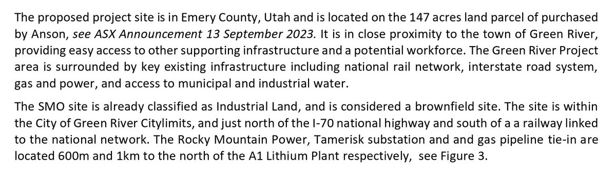 radley3000's tweet image. Anson Resources, located in  #Utah #USA 

✅  Infrastructure proximity for the #GreenRiver #lithium project 

🏦CAPEX &amp;amp; OPEX savings 

🔊 90 day news runway 🔊

👉 JORC upgrade 
👉PFS 
👉#Uranium assays 
👉 Small mining permit
👉 $POSCO update?

💲MC ~95 mil Aud

$ASN
@anson_ir