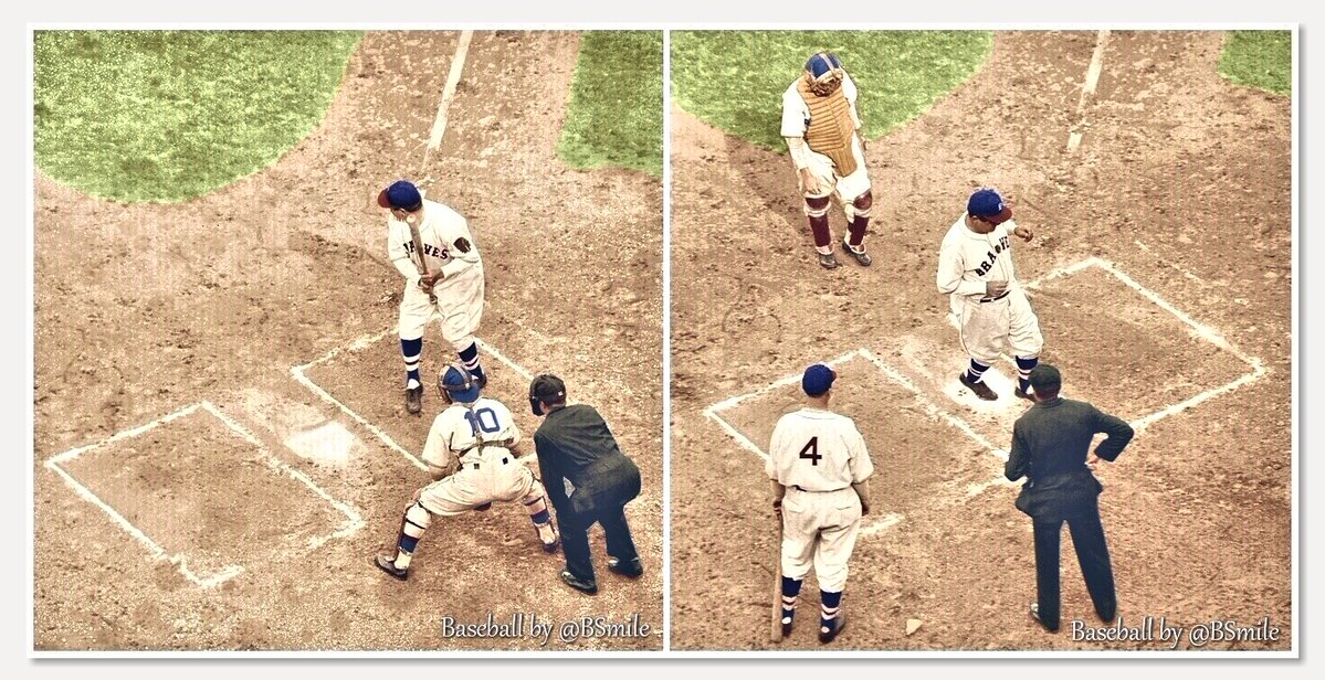BSmile's tweet image. Today In 1935: Boston #Braves slugger Babe Ruth blasts career HR #710 vs. the Brooklyn #Dodgers at Braves Field! ⚾️ #MLB #Baseball #History