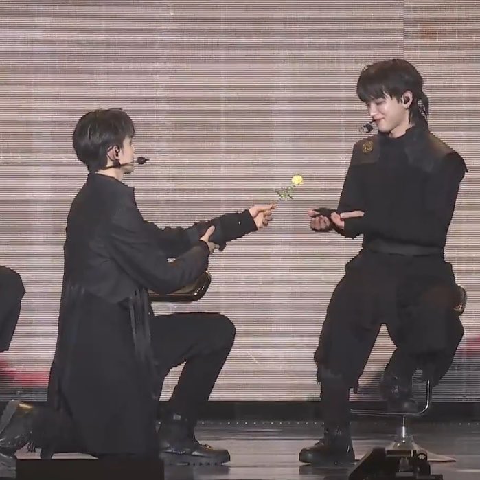 The concept of santos bravos watching this gay showcase