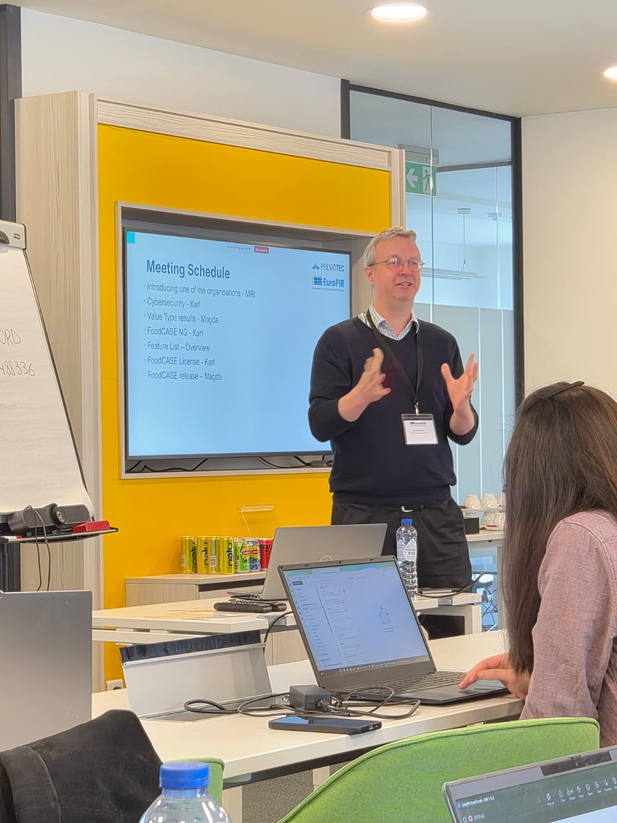 EuroFIRAISBL's tweet image. Day 1 of #EuroFIR Food Forum continued with key insights: Karl Presser led the #FoodCASE User Group Meeting, sharing new features &amp;amp; data infrastructure updates incl. #EOSC Followed by Nives Ogrinc on Digital Product Passports for aquafoods

#FoodData #Innovation