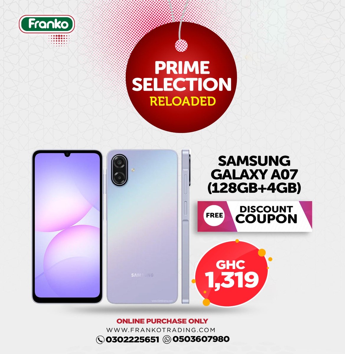 frankotrading1's tweet image. 𝗣𝗿𝗶𝗺𝗲 𝗦𝗲𝗹𝗲𝗰𝘁𝗶𝗼𝗻 𝗥𝗲𝗹𝗼𝗮𝗱𝗲𝗱 𝗯𝗿𝗶𝗻𝗴𝘀 𝘆𝗼𝘂𝗿 𝗳𝗮𝘃𝗼𝗿𝗶𝘁𝗲 𝗚𝗮𝗹𝗮𝘅𝘆 𝗽𝗵𝗼𝗻𝗲𝘀 𝘁𝗼 𝘆𝗼𝘂.
You get to enjoy 𝗗𝗶𝘀𝗰𝗼𝘂𝗻𝘁 𝗖𝗼𝘂𝗽𝗼𝗻𝘀 when purchased online.

📞 Call: 030 222 5651 
📲 WhatsApp: ￼050 360 7980
 
#Samsung #samsunggalaxy #Tech