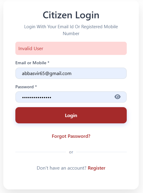 Ace4lyff's tweet photo. Dear @PMCPune now I cannot log in anymore. Please check. https://t.co/i7tjEkWtmS