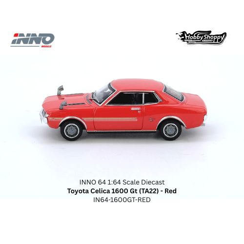 Hobby_Shoppy's tweet image. INNO64 Toyota Celica 1600 GT (TA22) in red just hits different. Clean vintage JDM lines in 1:64 scale, perfect for collectors who appreciate the classics. 

Shop at hobbyshoppy.in 

#INNO64 #ToyotaCelica #JDM #Diecast #164scale