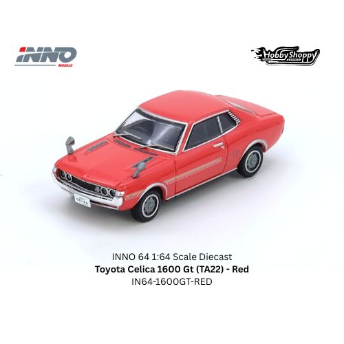 Hobby_Shoppy's tweet image. INNO64 Toyota Celica 1600 GT (TA22) in red just hits different. Clean vintage JDM lines in 1:64 scale, perfect for collectors who appreciate the classics. 

Shop at hobbyshoppy.in 

#INNO64 #ToyotaCelica #JDM #Diecast #164scale