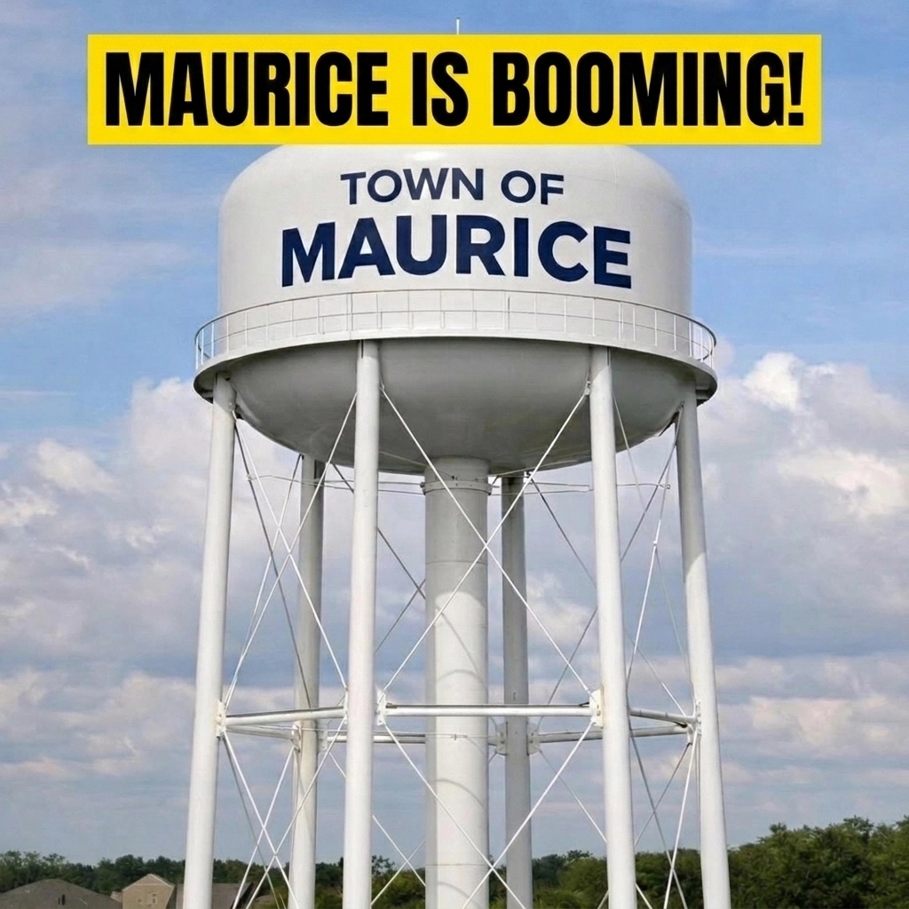 fiddlebeau's tweet photo. 🚀 MAURICE IS THE FASTEST-GROWING TOWN IN LA! 🏗️ Infrastructure is booming; check out the new water tower! 🗼 From W Etienne lots to new subdivisions, don’t miss out on Acadiana’s growth. 🏠

Beau Thomas | 337.230.8260
🌐 https://t.co/rU2IQ6KJRA
#MauriceLA #CajunPower #Acadiana https://t.co/CwMBUNHr6h