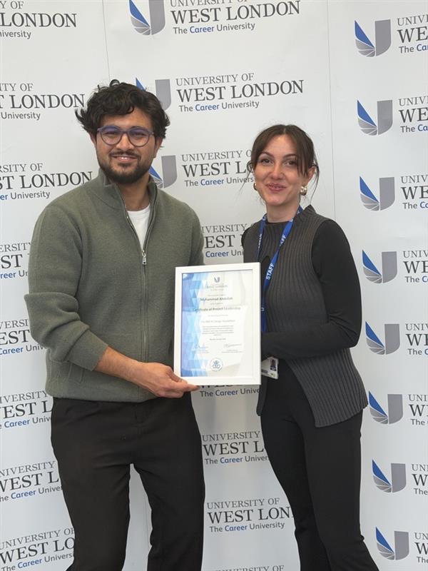 UniWestLondon's tweet image. Yesterday, students at UWL took part in the IBM AI Design Hackathon, a fast paced day of creativity, collaboration and real world problem solving, delivered as part of our Students for Students initiative. 🙌💻

#ibm #hackathon #aidesign #university #studentevent