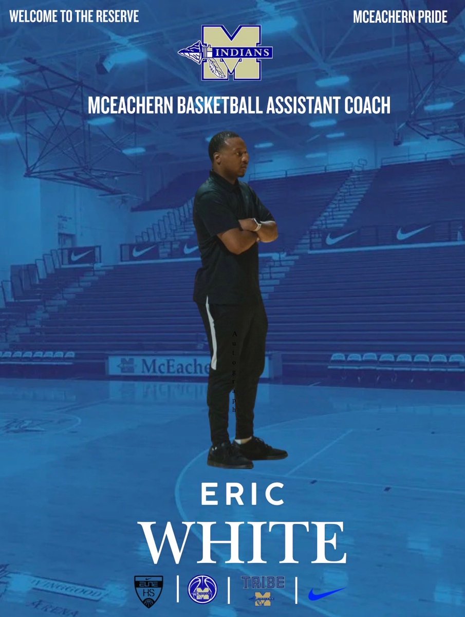 BigTre42's tweet photo. Please join me as we welcome @_CoachEWhite_  to our @McEachernBoysBB Coaching Staff. His work ethic and leadership is 2nd to none and we can’t wait to have him add to our program. Let’s Get to Work!! https://t.co/IEIi6XjyV0