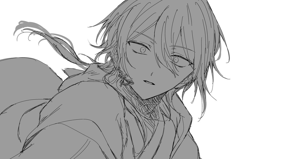 ここ最近絵を上げれてませんでしたが、🐺🐙の動画を作ってます。これはその一部。