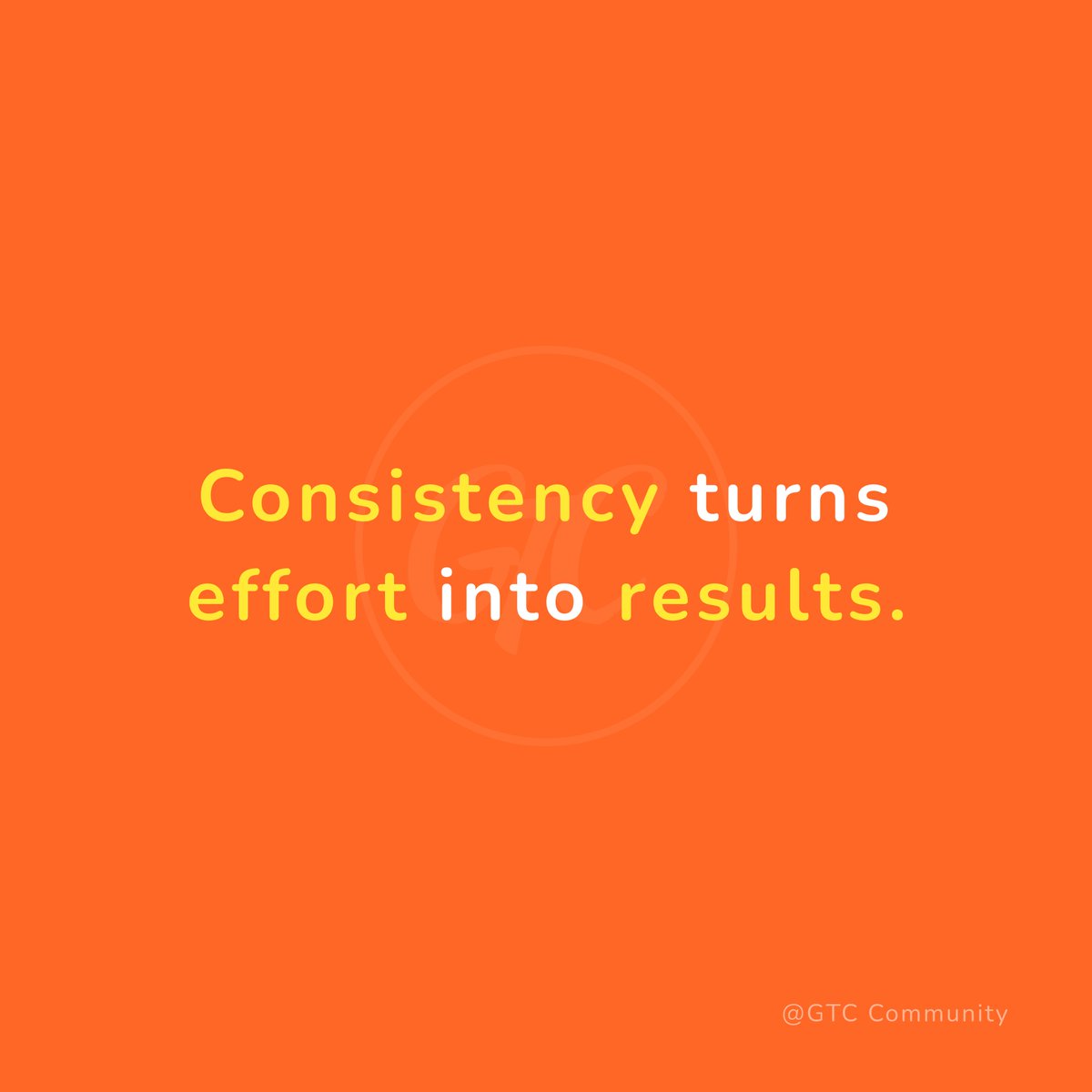 gtccommunity_'s tweet image. Repeat. Improve. Grow. 🔁

#GTC #Consistency #Results #FridayFocus