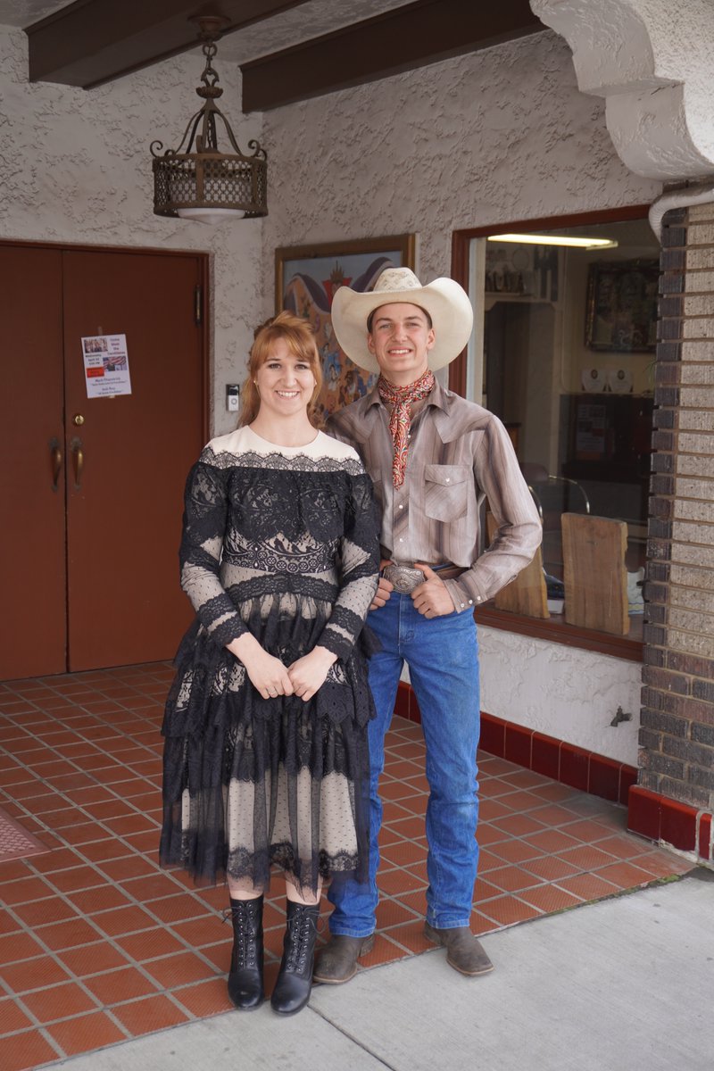 Mary Bowen and Becket Bowen pose outside the Blue Fox Theater at the #EndoftheSantaFeTrail premiere. 

Watch this short film on our streaming platform today. 

industriousfamily.com/streaming