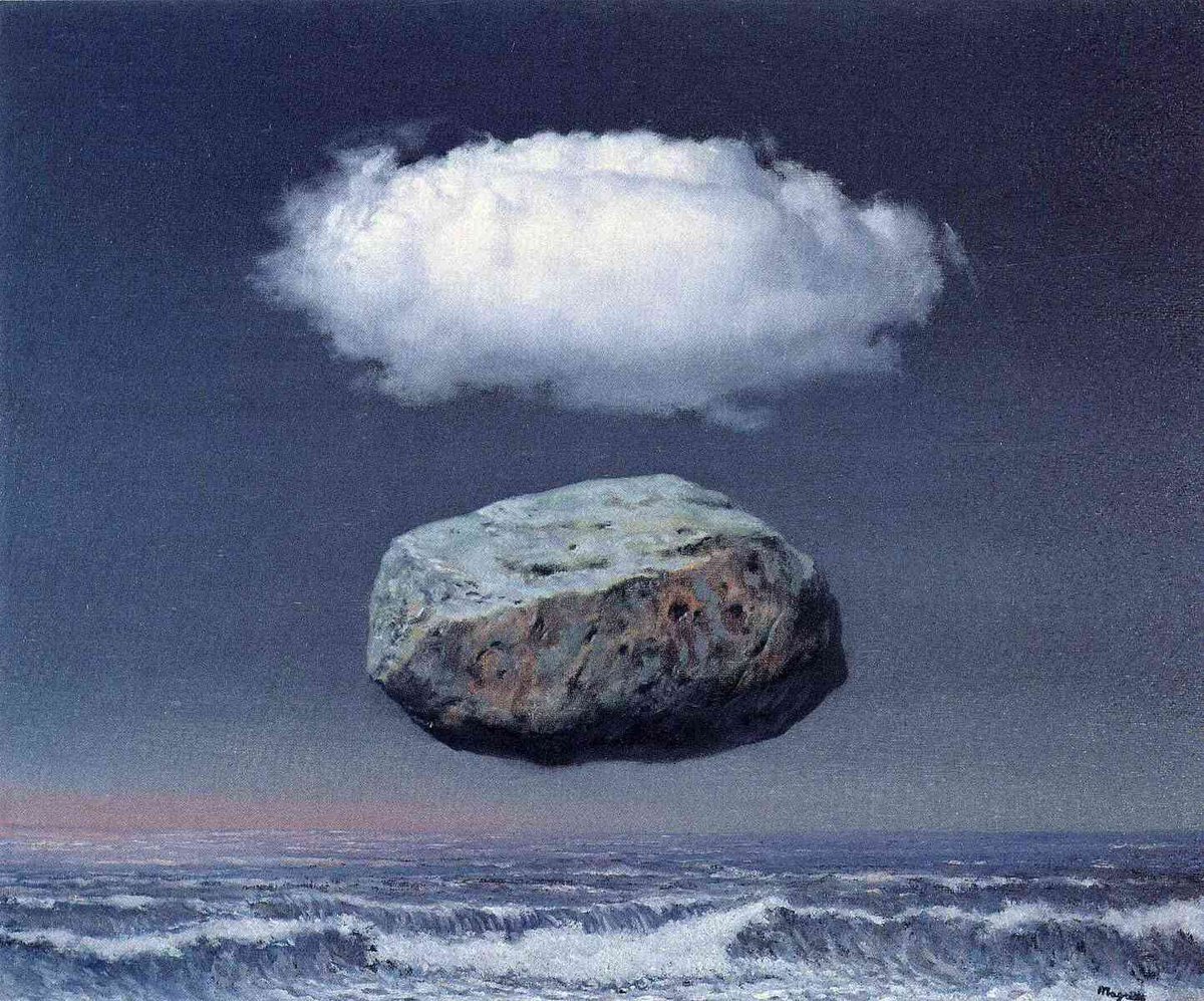 nissnickmich's tweet image. “Ideas claras” (1958). Obra de René Magritte #arte #pintura #surrealismo #ideas #magritte #curiosidades #felizmartes #21abr