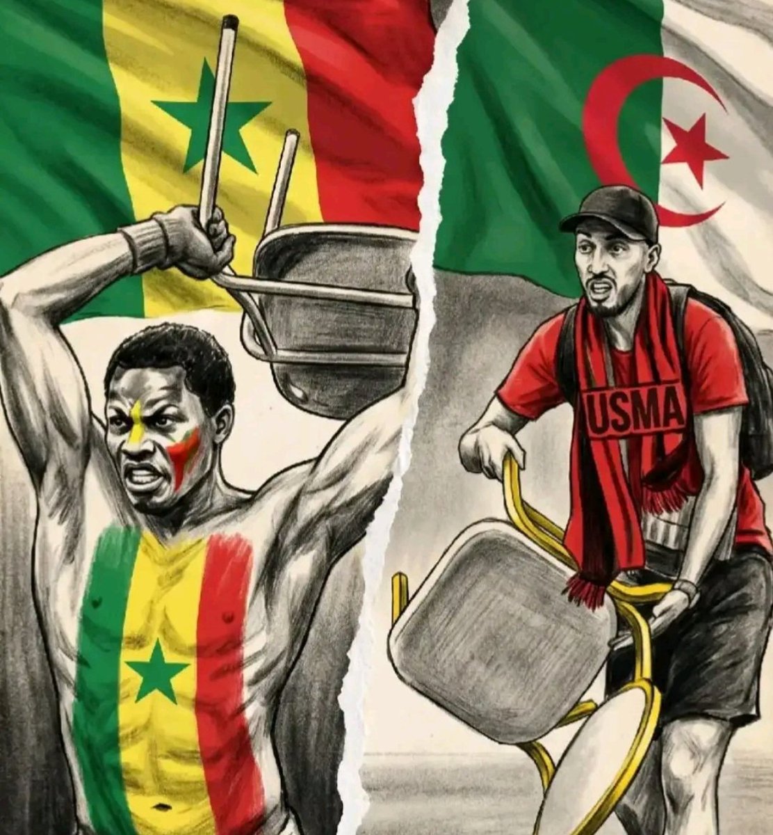 nce365's tweet image. HÉROS DE L'AFRIQUE 💪 👑 🇩🇿 🇸🇳

#Endrick #NintendoDirect #Verratti #Algérie #maroc #salı #française @USMAXtra