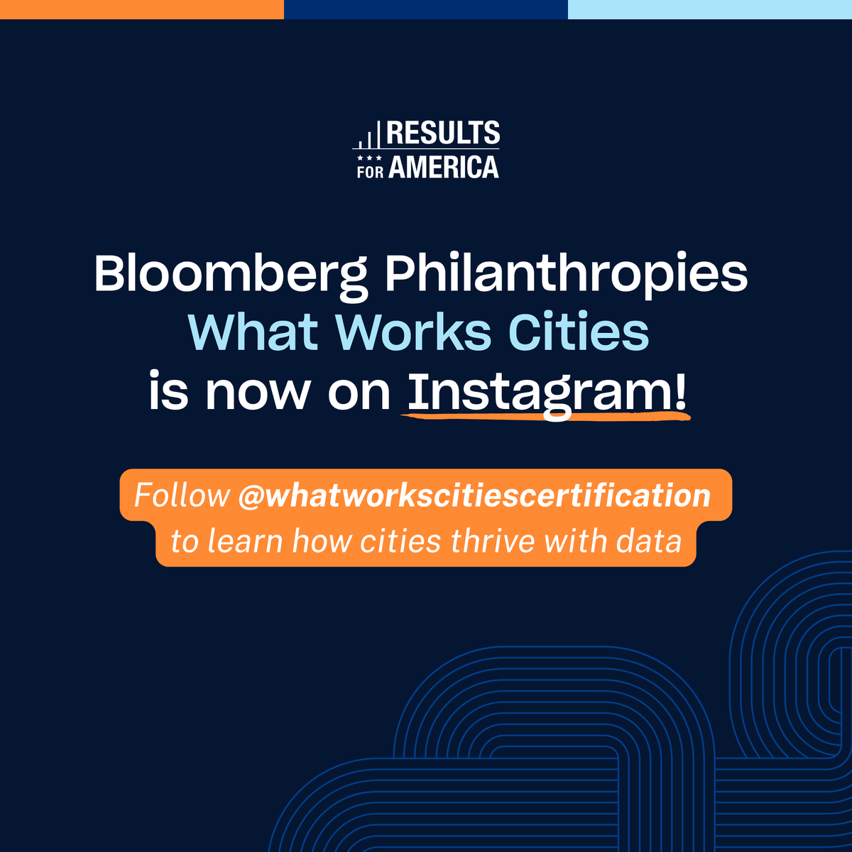 Results4America's tweet image. .@WhatWorksCities is helping cities across the Americas improve lives through well-managed, #datadriven local govt’s. Now you can join the movement via their new Instagram page &amp;amp; discover the latest happening across the hemisphere! 🌎

Follow them here: 👉 instagram.com/whatworkscitie…