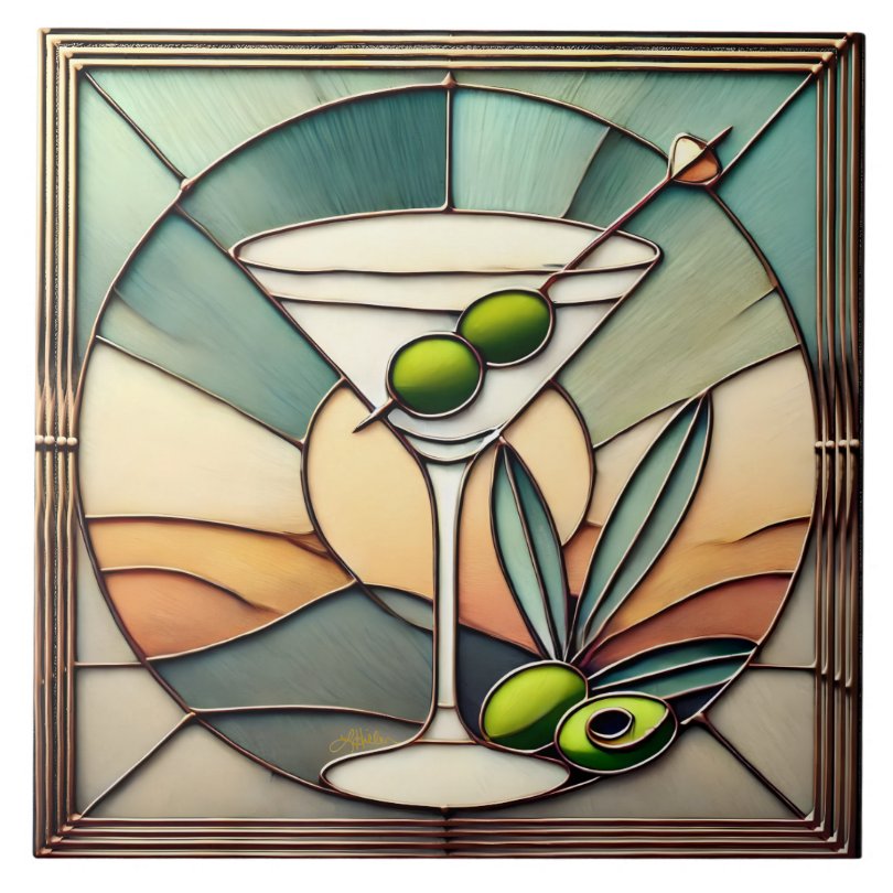 LeeHillerDesign's tweet image. 🍸🫒🍸🫒🍸 
Mid Century Stained Glass 2 Olive Martini Ceramic Tile
Item: zazzle.com/mid_century_st…

#MidCenturyModern #Martini #stainedglass #tile #gifts #giftideas #homedecor

Martini Collection: zazzle.com/collections/11…