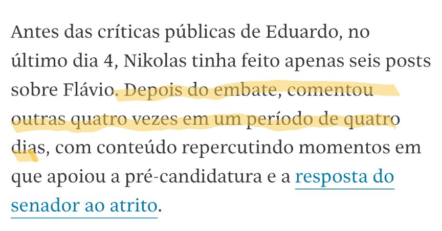 Ora ora ora... A verdade é uma arma poderosa, não? E as críticas (nem a Folha chama de "ataques"), com cobrança de vocês, funcionaram e fizeram o rapaz começar a se mexer. E para ser justo: não é só ele. Temos um problema com muitos no PL. Ele é mais cobrado, porque é maior. Mas,
