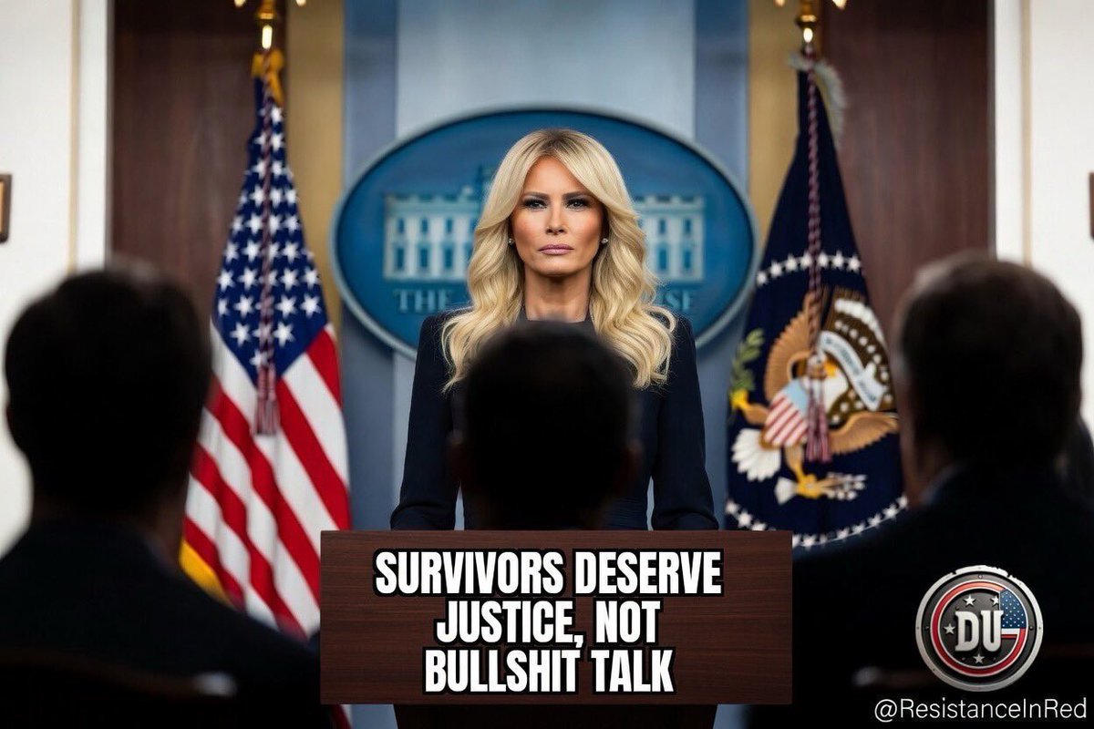 Melania told the world she wasn't a victim. Yeah we know. 

Melania isn't a victim. She received 40 million dollars from Bezos to strut around in expensive clothes. 

She's no victim, she had the audacity to ask for Obama’s birth certificate. 

She's no victim, she stole Michelle