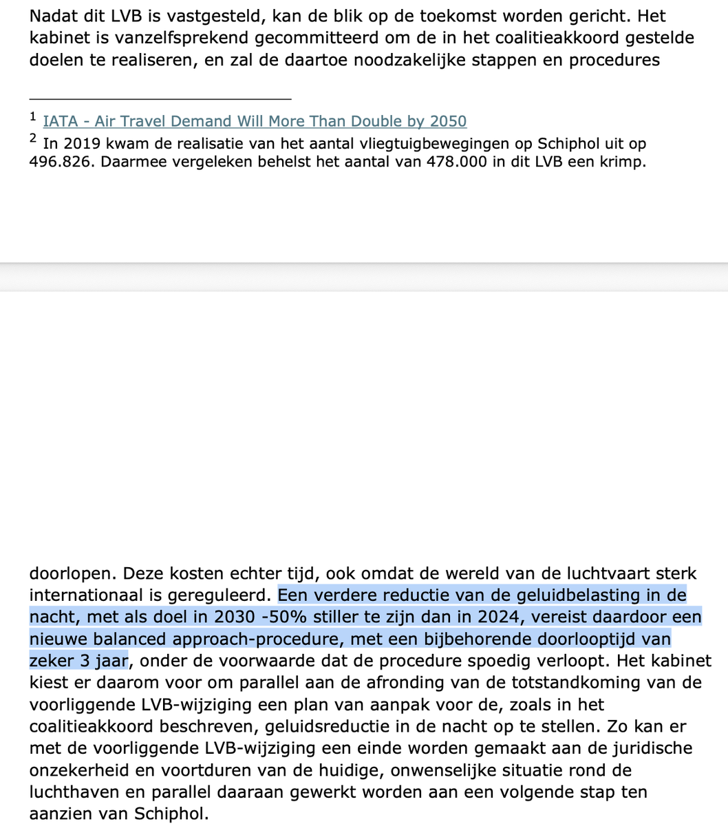 renelukassen's tweet image. Oh ja. Uw nachtrust in de omgeving van #schiphol moet u zeker nog 3 jaar parkeren. #klm [n definieer nacht]