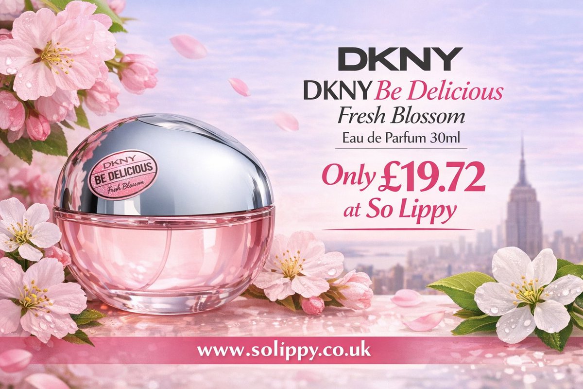 So_Lippy's tweet image. Spring’s sweetest scent 🌸
 #DKNY Be Delicious Fresh Blossom Eau de Parfum 30ml  #fragrance now just £19.72 at So Lippy!
  
#Shopnow 📷 solippy.co.uk 

#DKNYBeDelicious #PerfumeSale #BeautyDeals #SoLippy #SpringFlowers #epsom #surrey #shopping #gift #beauty #perfume